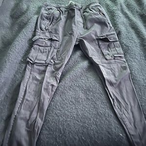 Hollister black cargo pants